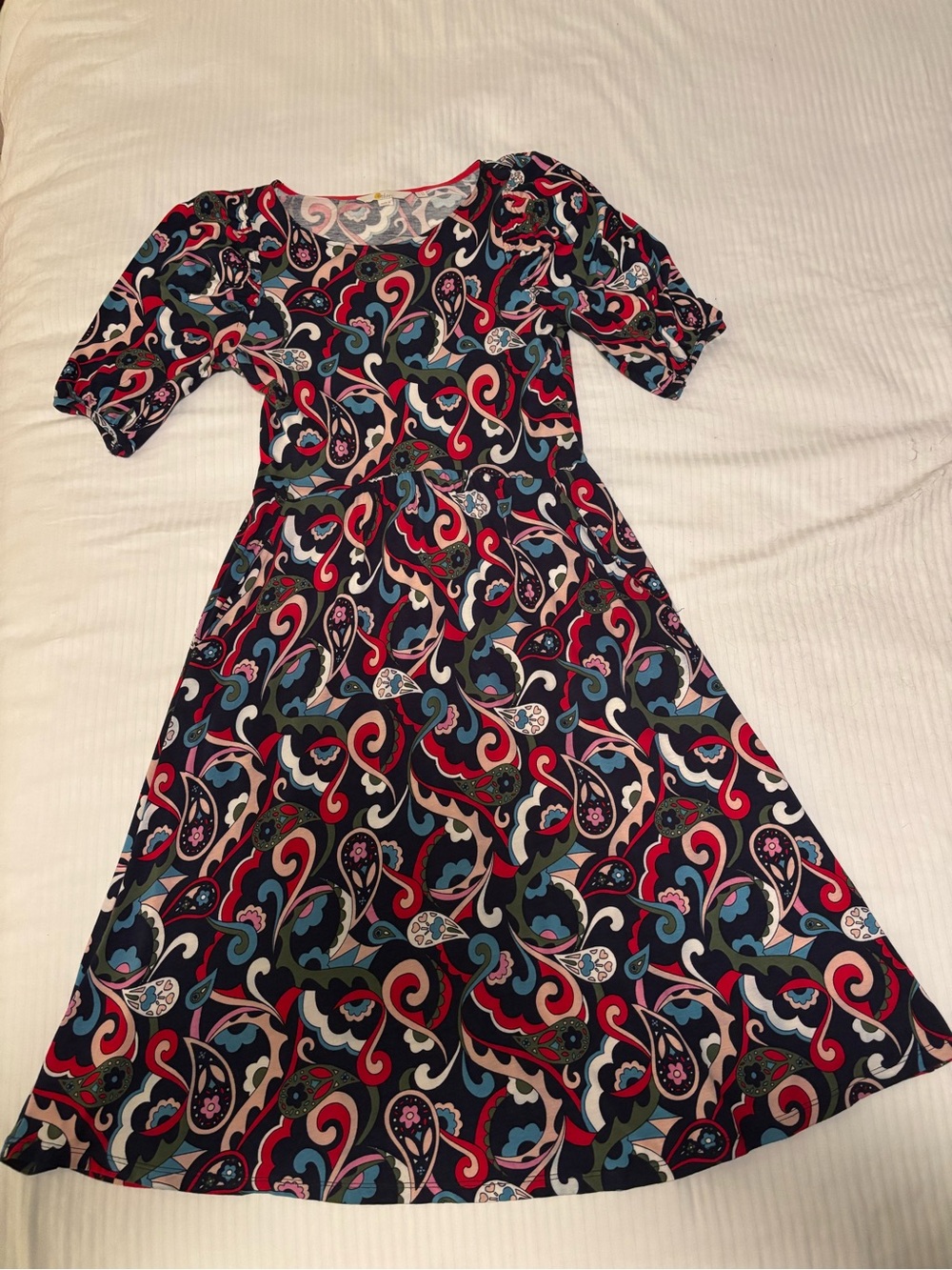 Boden paisley dress size 4